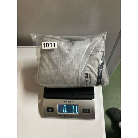 Carhartt Force Graphic Spell Out‎ Logo Short Sleeve Tee 105202 HGY Mens Medium - Picture 7 of 7